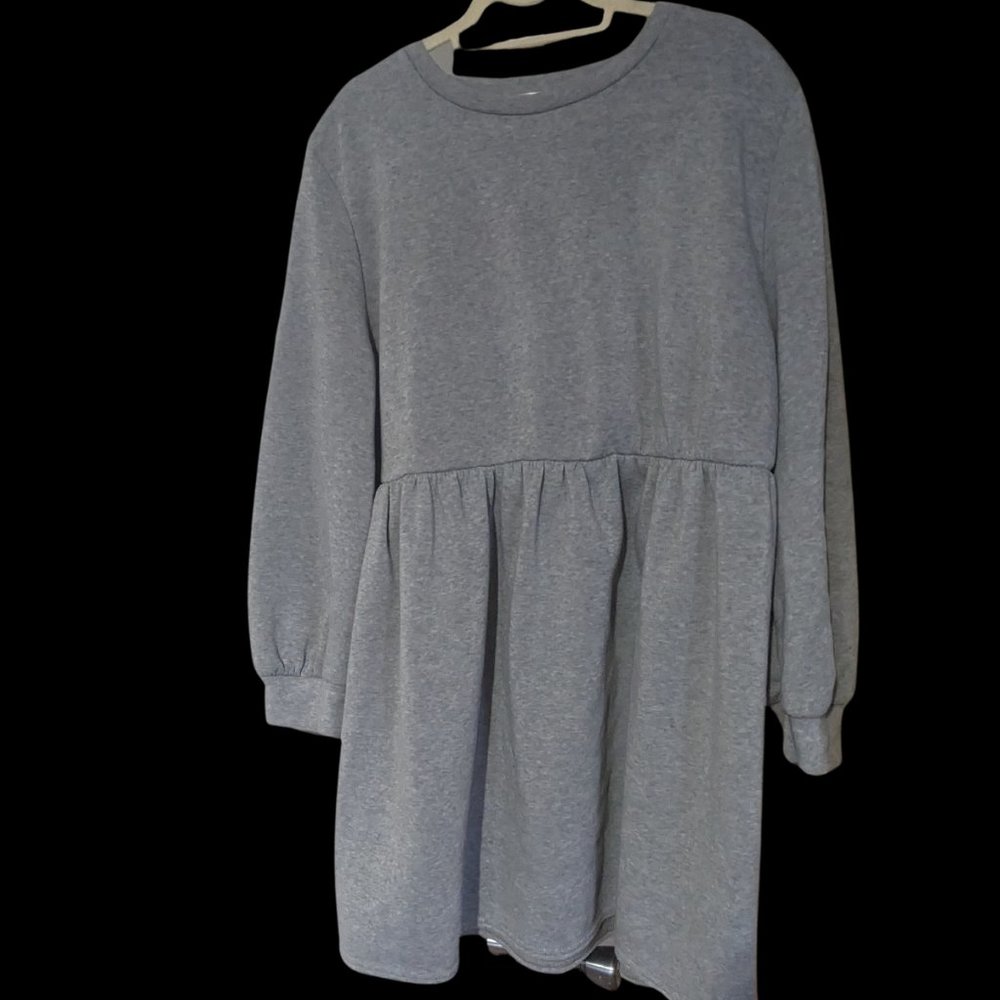 Cozy fleece tunic sweater